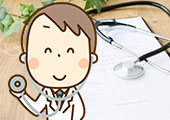 病院で診察を受ける
